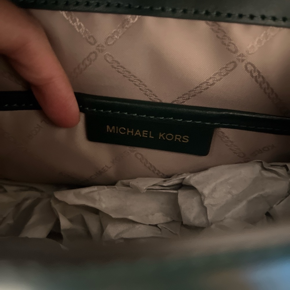 Michael Kors Emerald Green Backpack - Picture 5 of 7